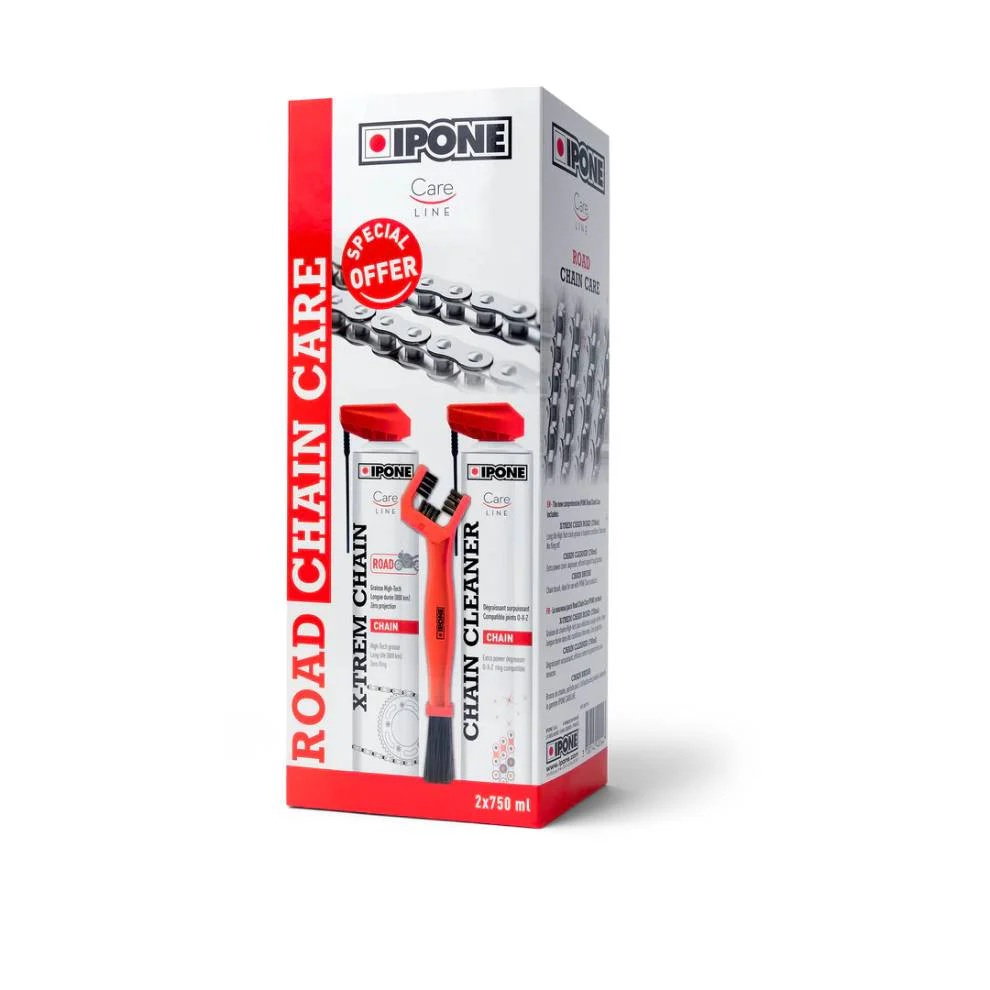Kit de cuidado para cadena Ipone care line off road 750 mL 800737