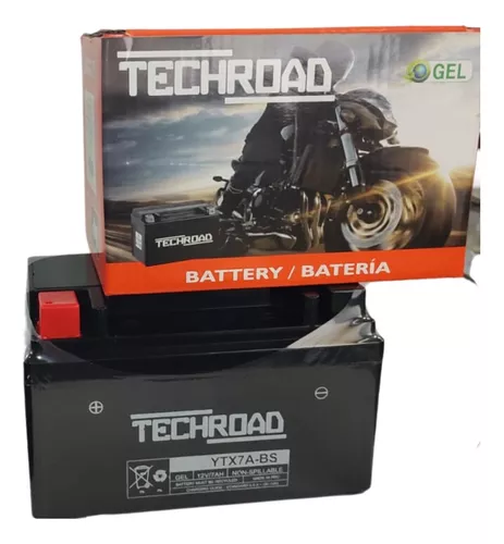 Batería Gel YTX7A-BS Tech Road 219-32073