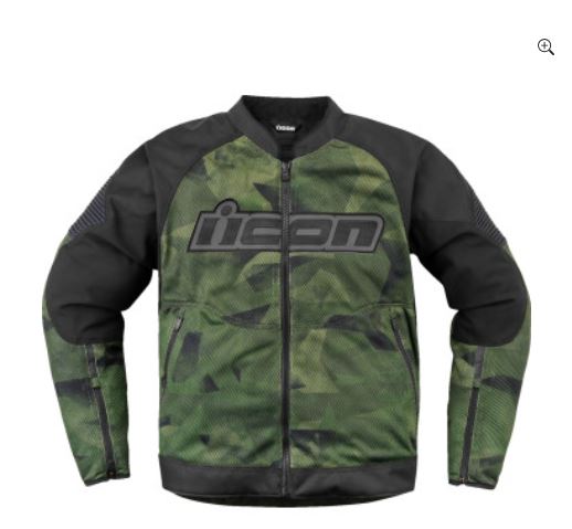  JACKET OVERLORD3 MESH CAMO GN LG 