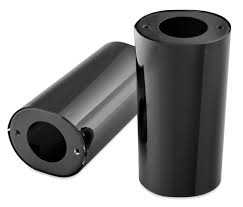 [45591-02] FORK TUBE COVER KIT, UPPER, BLACK- protectores de suspensión color negro. 